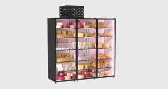 Купить холодильная камера на 3 стеклянных двери коловрат 3 - холодильное оборудование и комплекс услуг холодоснабжения Компания Кондор 