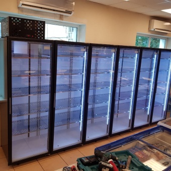 Купить холодильная камера универсальная на 6 стеклянных дверей коловрат 6 - холодильное оборудование и комплекс услуг холодоснабжения