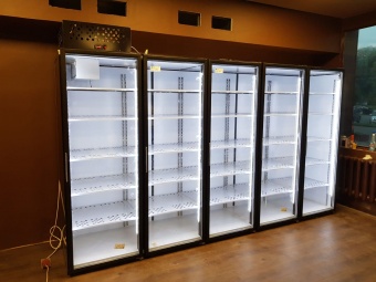 Купить холодильная камера на 5 стеклянных двери коловрат 5 - холодильное оборудование и комплекс услуг холодоснабжения